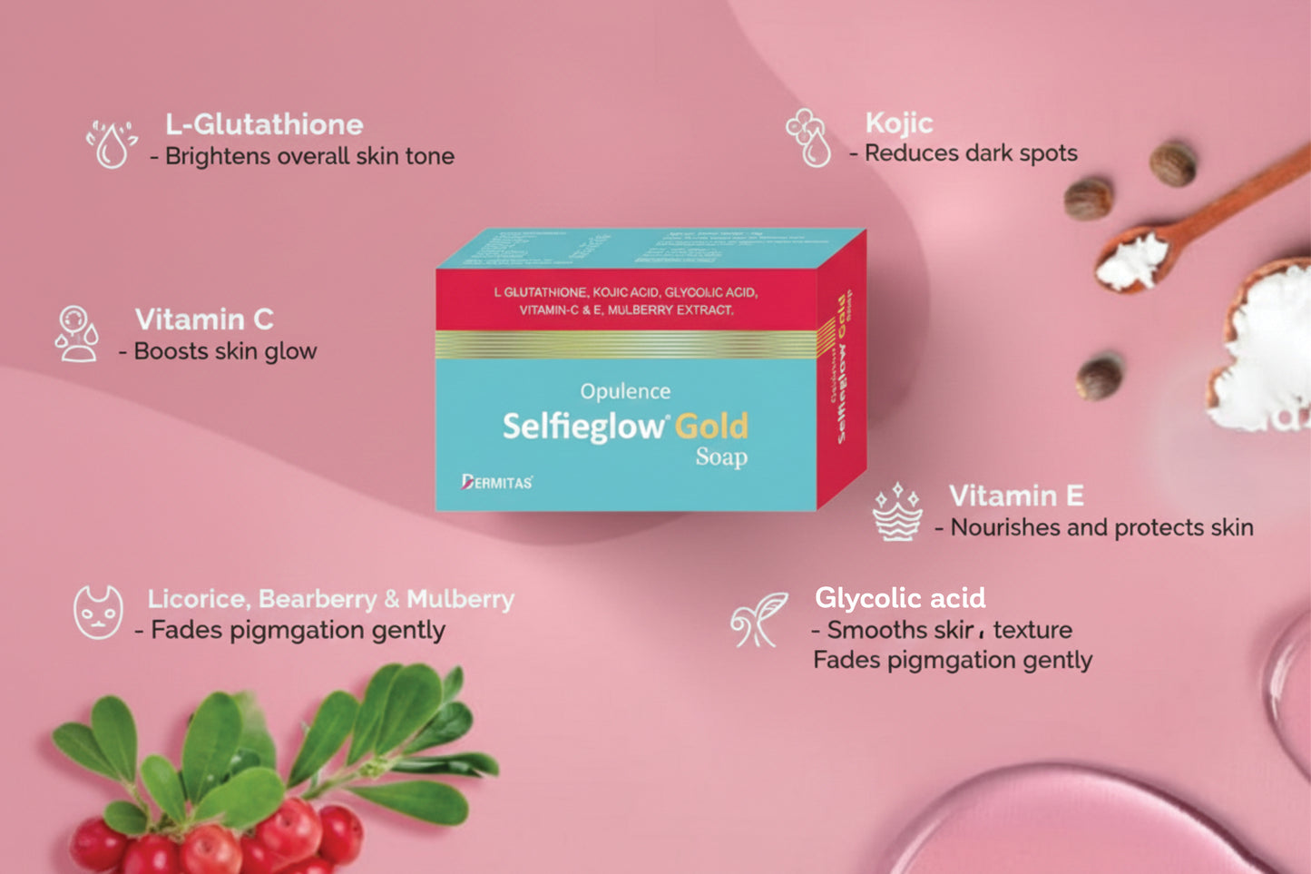 Selfieglow Gold Soap