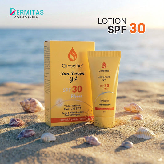 clinselfie sun screen gel SFF 30 PA+++