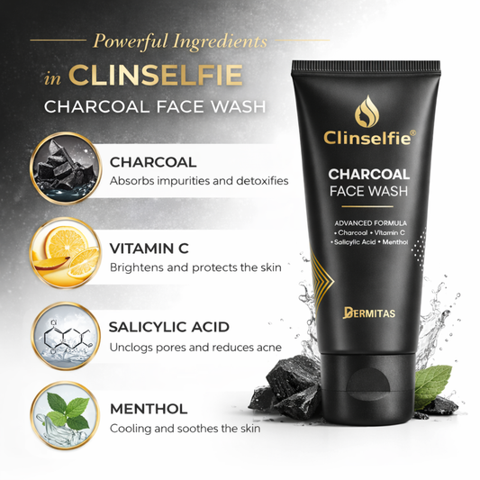 Clinselfie Charcoal Face Wash