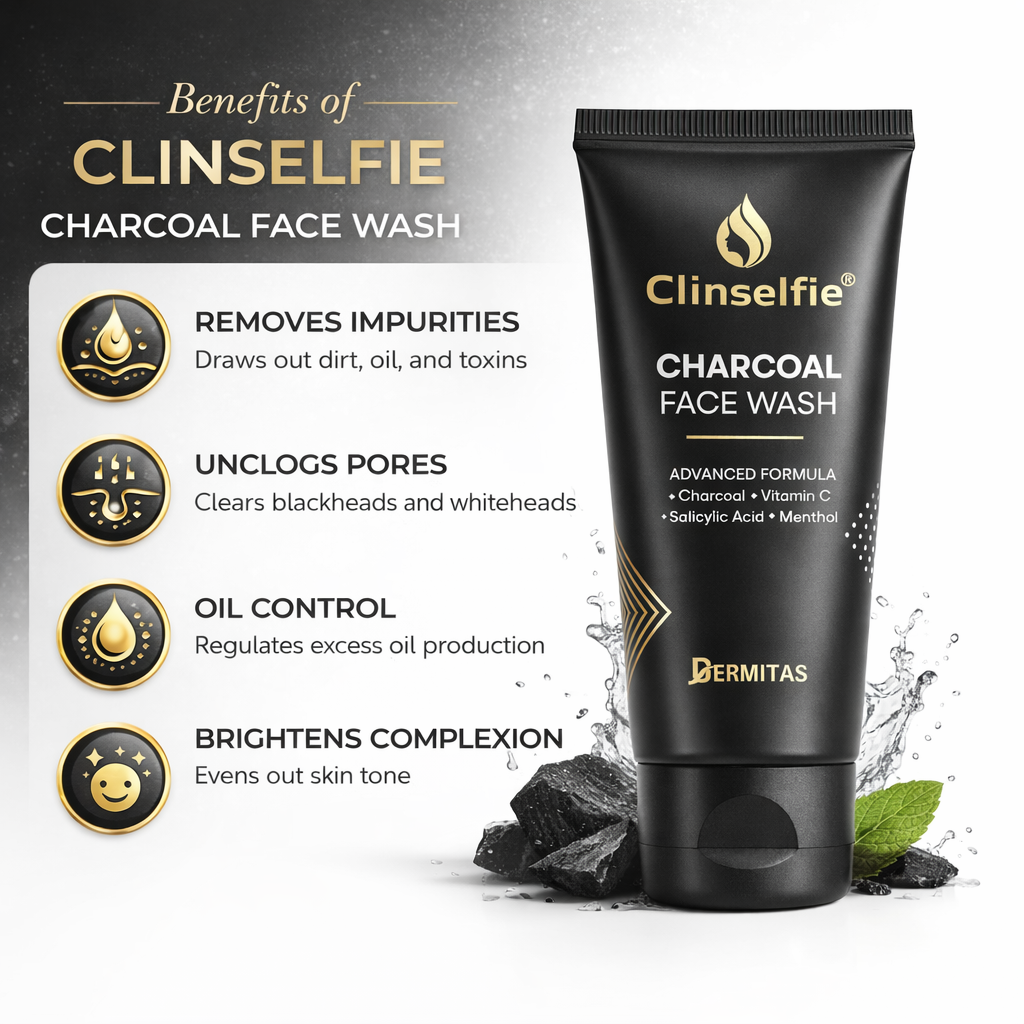 Clinselfie Charcoal Face Wash