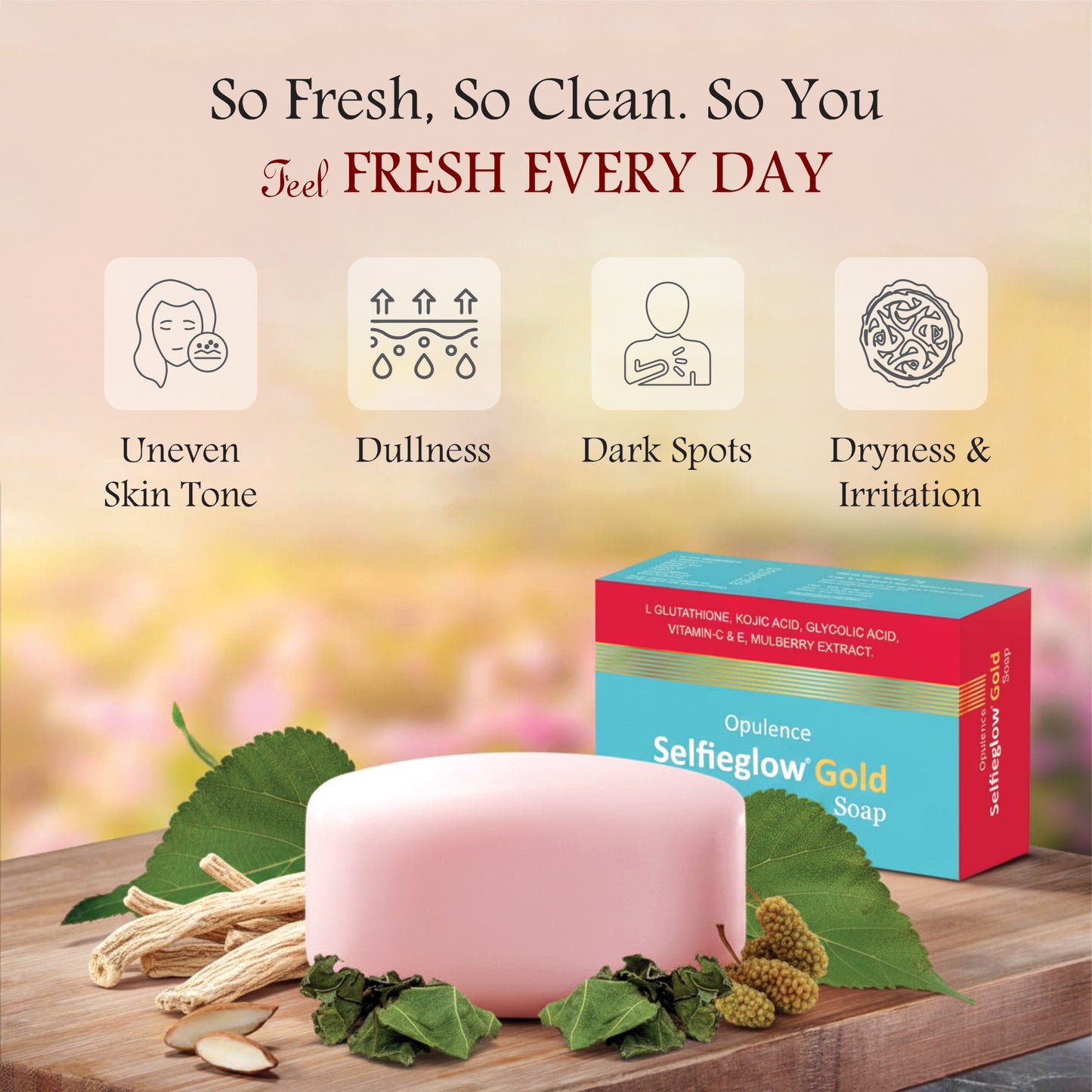 Selfieglow Gold Soap